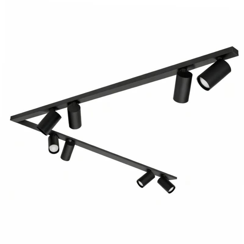 Ekspresowa dostawa Lampa sufitowa BORA 8xGU10 czarny 1624 – Decorativi