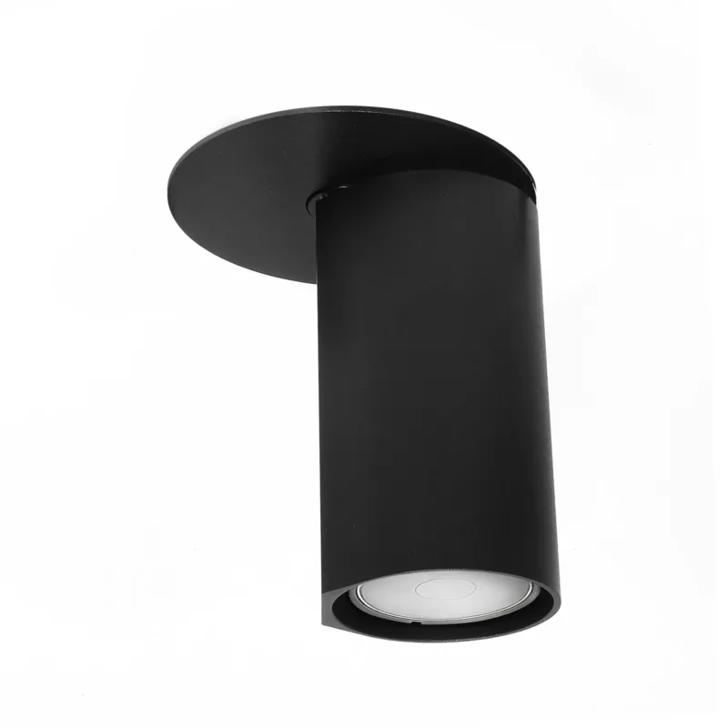 Hit cenowy Lampa sufitowa wpuszczana BORA 1xGU10 czarny 1622 – Decorativi