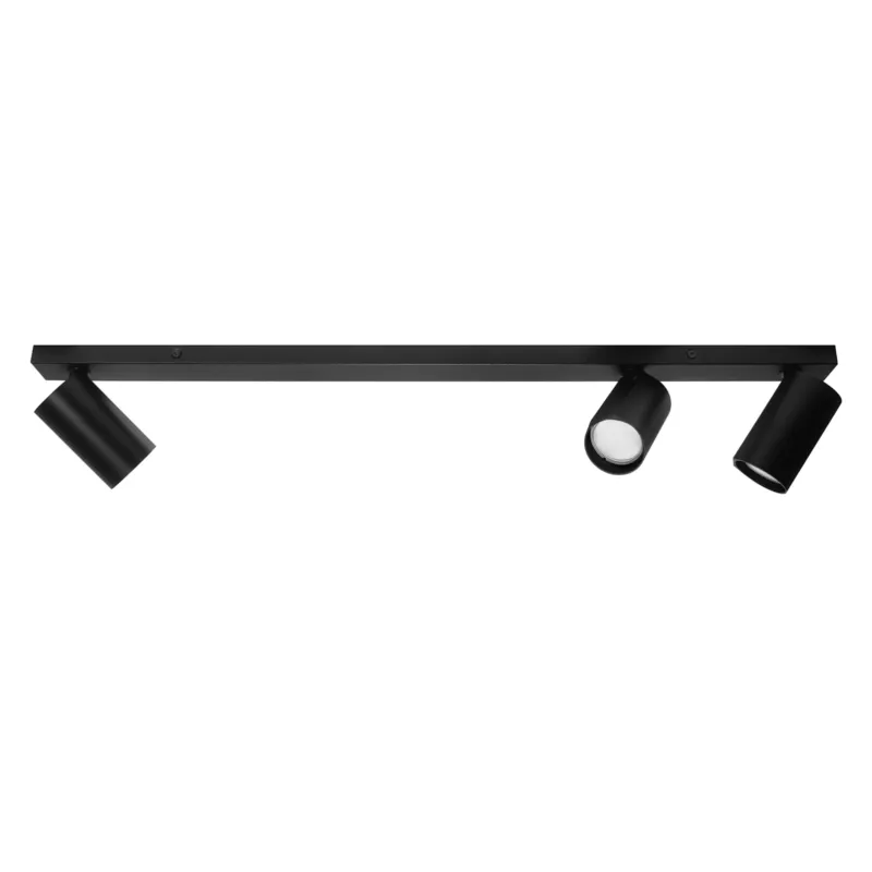 Lampa sufitowa BORA 3xGU10 czarny 1616 – Decorativi Oferta limitowana