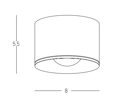 Darmowy zwrot Plafon SPOT LED 12W 4000K czarny piaskowy wydajne oświetlenie sufitowe S131-4K Zambelis