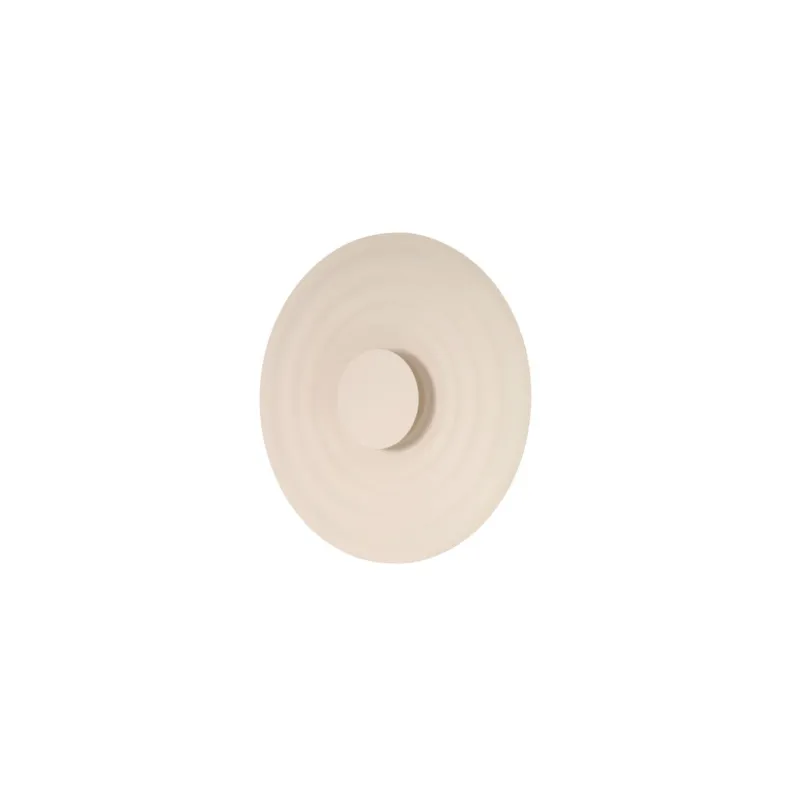 Azzardo Kinkiet aluminiowy beżowy okrągły 40cm AZ6579 z serii RIPPLE Premium