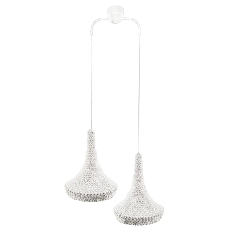 Zamów dziś Lampa wisząca Mahaka 2 - Biała (500 mm) 5176 - Antigo