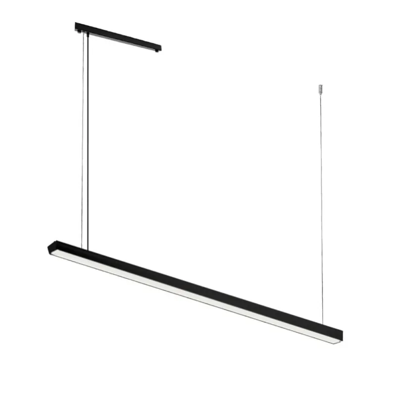 Bezpieczna płatność Lampa wisząca Hiate Line - Czarna (1500 mm) 3000K 1852 - Antigo