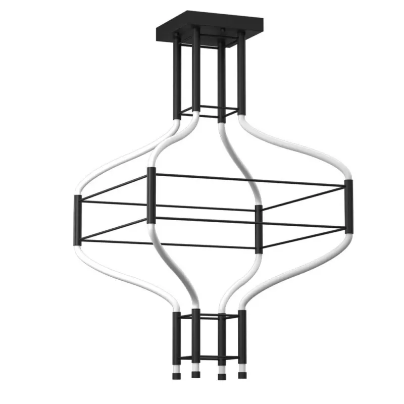 Darmowy zwrot Lampa wisząca alha S 4 - Czarna (614 mm) 4000K 9056 - Antigo