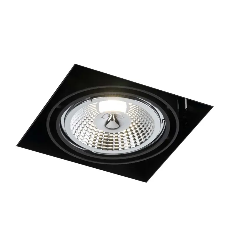 Ograniczona ilość Lampa wpuszczana Komoro - Czarna 3308 - Antigo