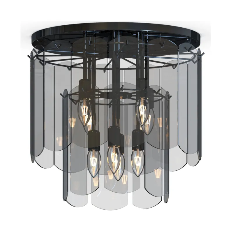 Lampa sufitowa NIRA CZARNA/BLACK MX3523-8M-EBCN - Zuma Line Promocja