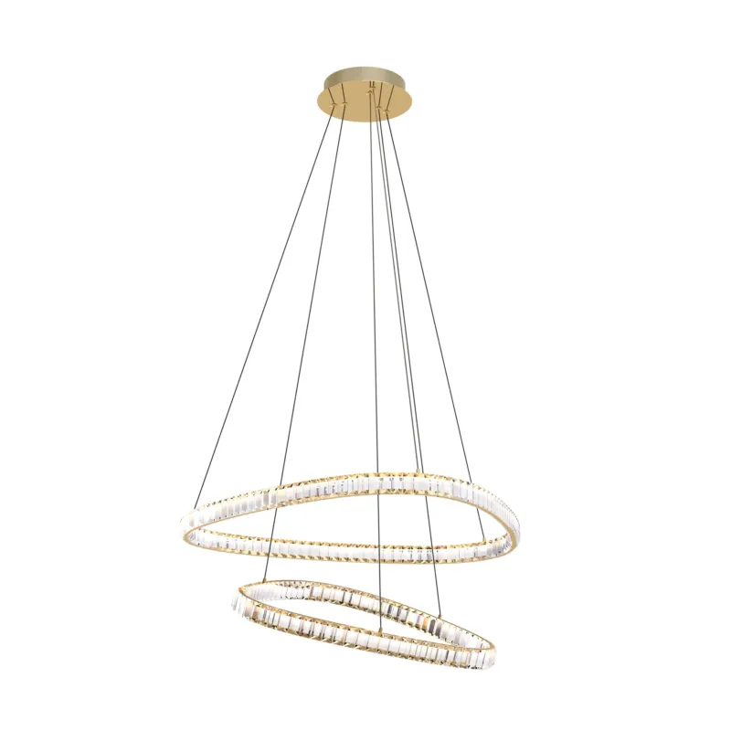 Lampa wisząca ATHESA ZŁOTA/GOLD MD3169-2-3GT - Zuma Line Tylko dziś