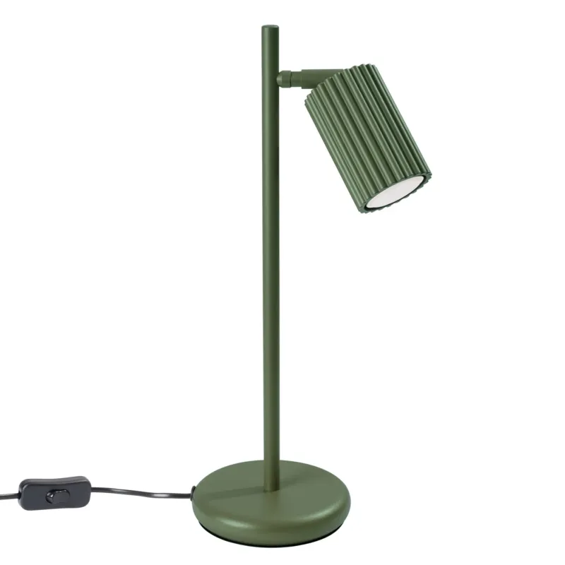 Lampa biurkowa KARBON zielona oliwka SL.1624 - Sollux Tylko do końca tygodnia