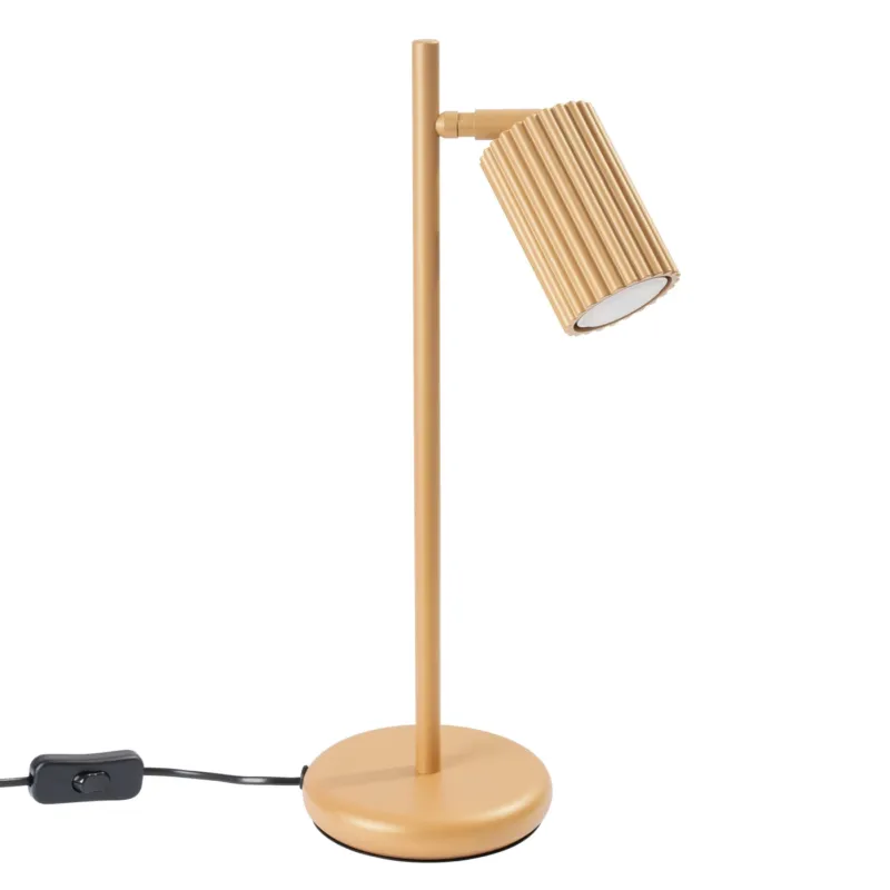 Lampa biurkowa KARBON złota SL.1567 - Sollux Zamów teraz