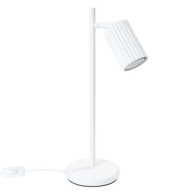 Ekspresowa dostawa Lampa biurkowa KARBON biała SL.1548 - Sollux
