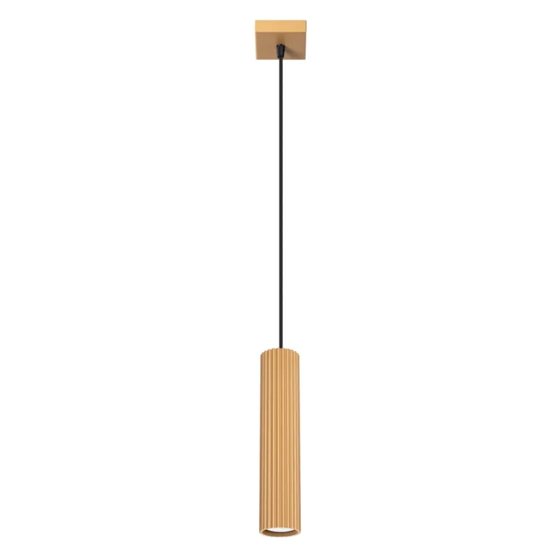 Lampa wisząca KARBON 1 Złoty SL.1554 - Sollux Ostatnie sztuki
