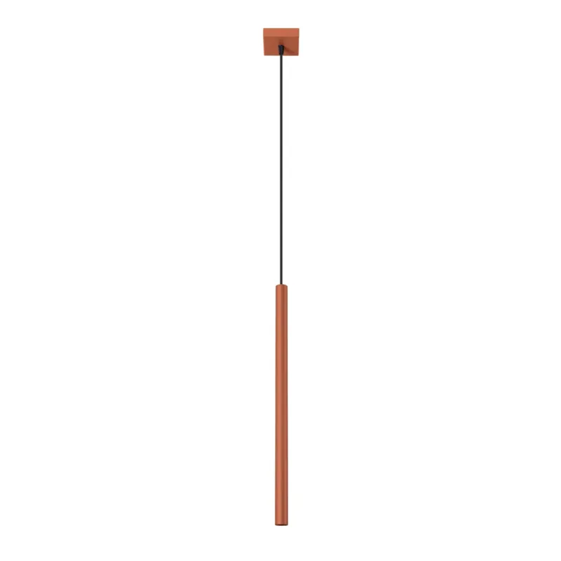 Kup teraz Lampa wisząca PASTELO 1 ochra czerwona SL.1524 - Sollux