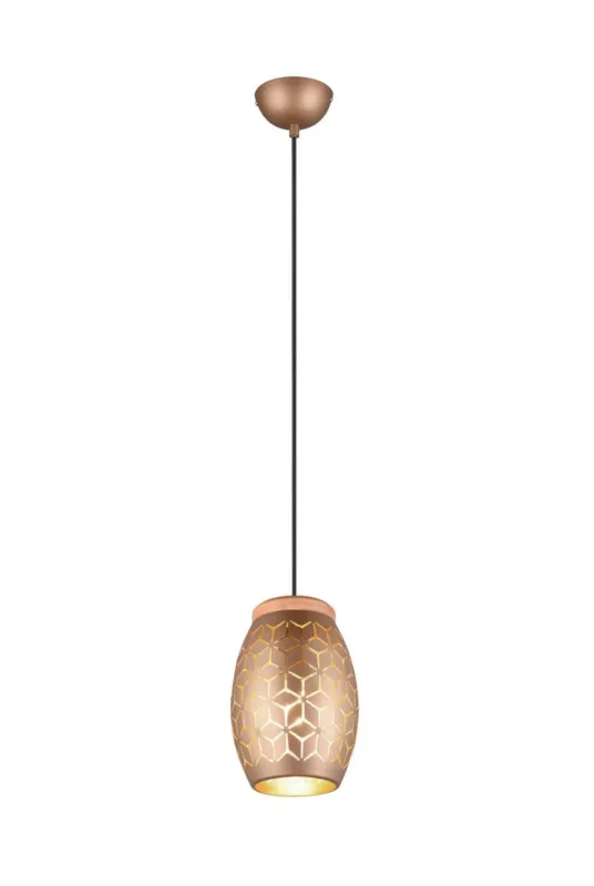 Dodaj do koszyka Lampa wisząca nowoczesna brązowa BIDAR R31571065 - RL
