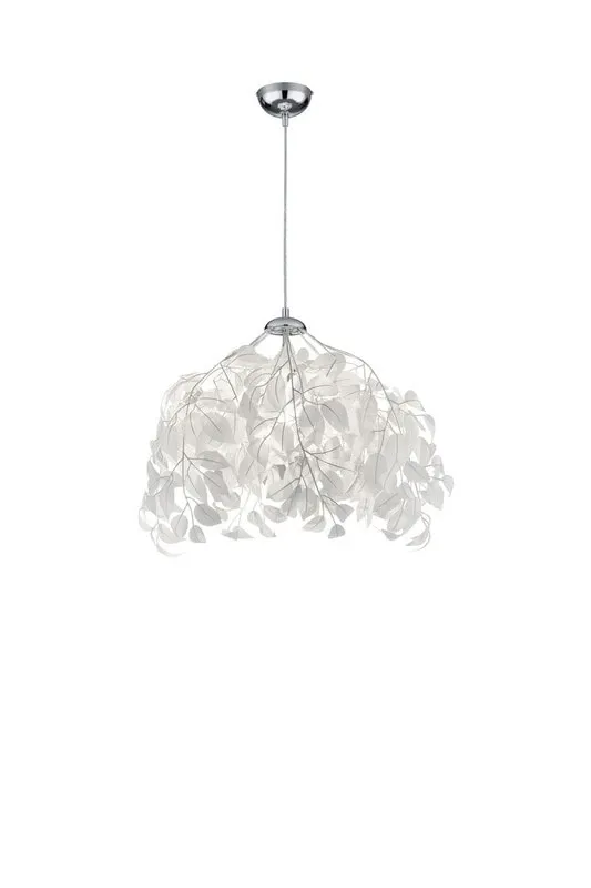 Wybór klientów Lampa wisząca designerska do salonu biała LEAVY R10461901 - RL