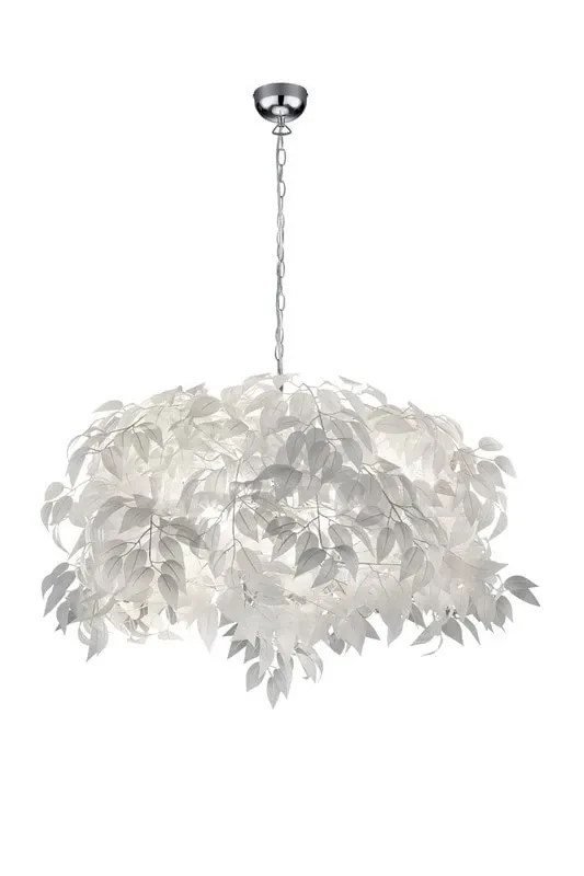 Lampa wisząca designerska do salonu biała LEAVY R10464001 - RL Oferta