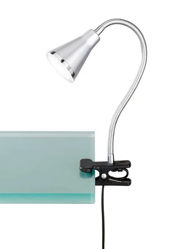 Ekspresowa dostawa Lampa biurkowa na klips srebrna ARRAS R22711187 - RL