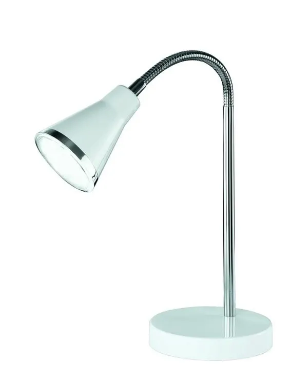 Okazja Lampa na biurko do pokoju biała ARRAS R52711101 - RL