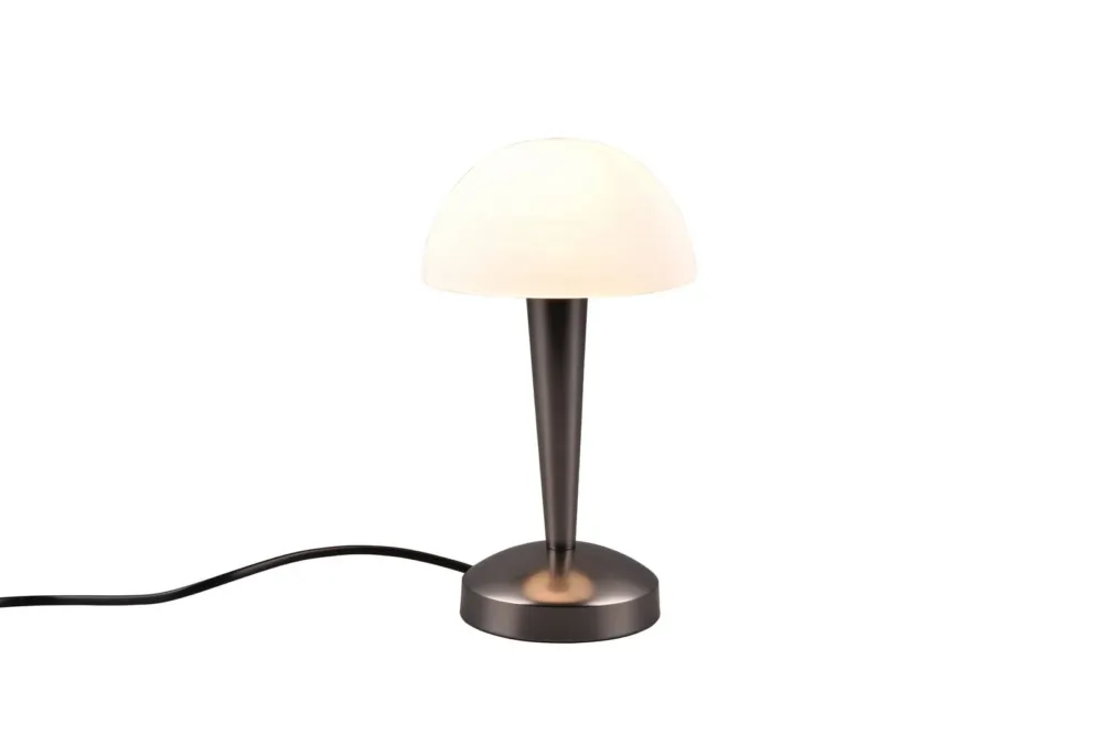 Zniżka Lampa nocna czarny chrom LED 4.9W 3000K z regulacją jasności i włącznikiem dotykowym CANARIA R59561120 - RL