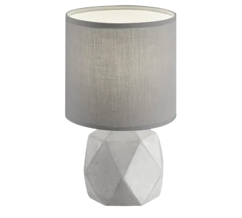 Do wyczerpania zapasów Lampa nocna szara do sypialni PIKE R50831087 - RL