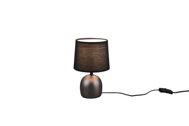 Lampa stolikowa nocna w kolorze nikiel antyk MALU R50802667 - RL Nowość