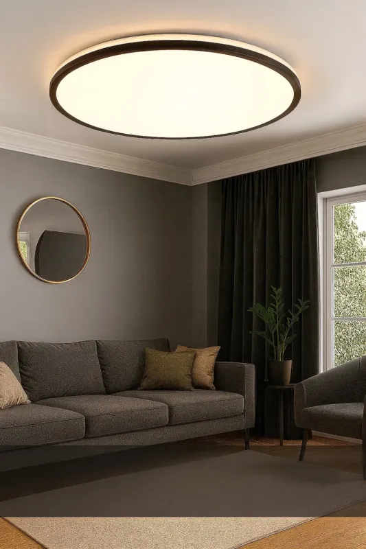 Do wyczerpania zapasów Lampa sufitowa z pilotem LED DIM 3000-6500K 30W świetna do salonu SCOTT R64381032 - RL