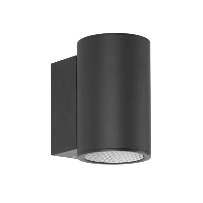 Kinkiet zewnętrzny czarny metalowy LED OWL-2805-1-4K z serii Lenta - Lampy Italux Taniej