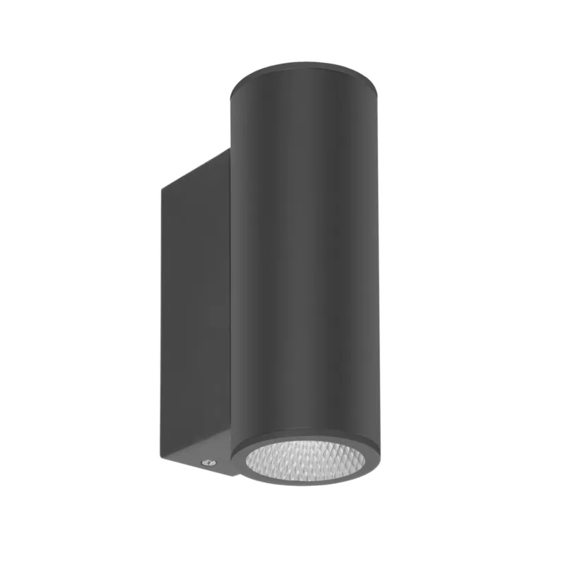 Kinkiet zewnętrzny LED czarny metalowy dwustronny OWL-2804-2-3K z serii Lenta - Lampy Italux Nowy