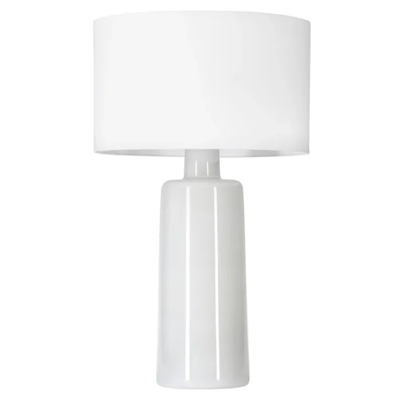 Cena promocyjna Lampa stołowa biała podstawa i biały klosz MADERA ICE L252961301 - 4Concepts