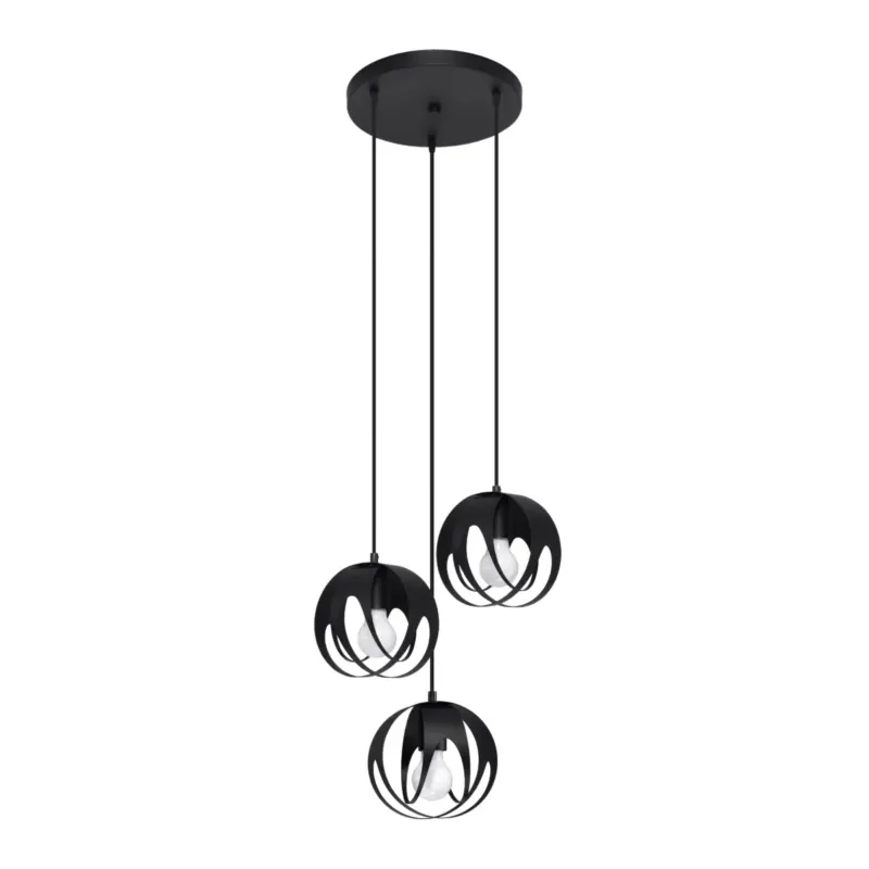 Premium Lampa wisząca TULOS 3P czarna SL.1088 - Sollux