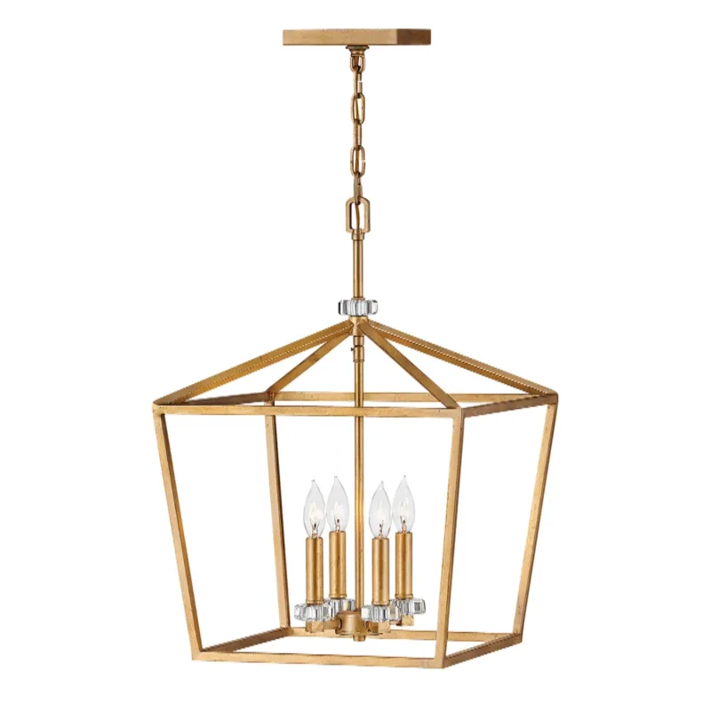 Bestseller Lampa Hampton wisząca STINSON L QN-STINSON-4P-L-DBR - Quintiesse