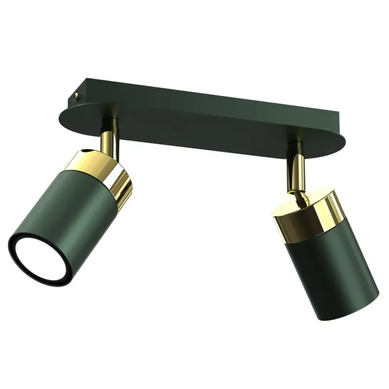 Oferta czasowa Lampa sufitowa JOKER GREEN-GOLD 2xGU10 MLP7718-Milagro