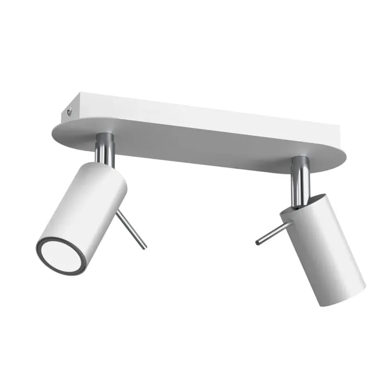 Hit sprzedaży Lampa sufitowa PRESTON WHITE-CHROME 2x mini GU10 MLP7615-Milagro