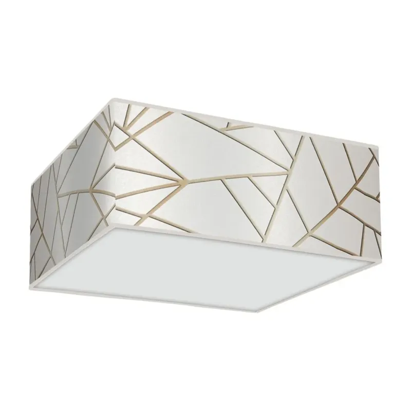 Oferta limitowana Lampa sufitowa ZIGGY WHITE White-Gold 3xE27 MLP7564-Milagro
