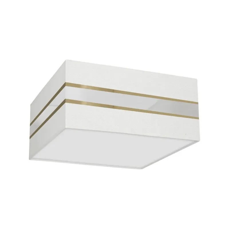 Lampa sufitowa Kwadrat ULTIMO WHITE 2xE27 40cm MLP7347-Milagro Wyjątkowa oferta