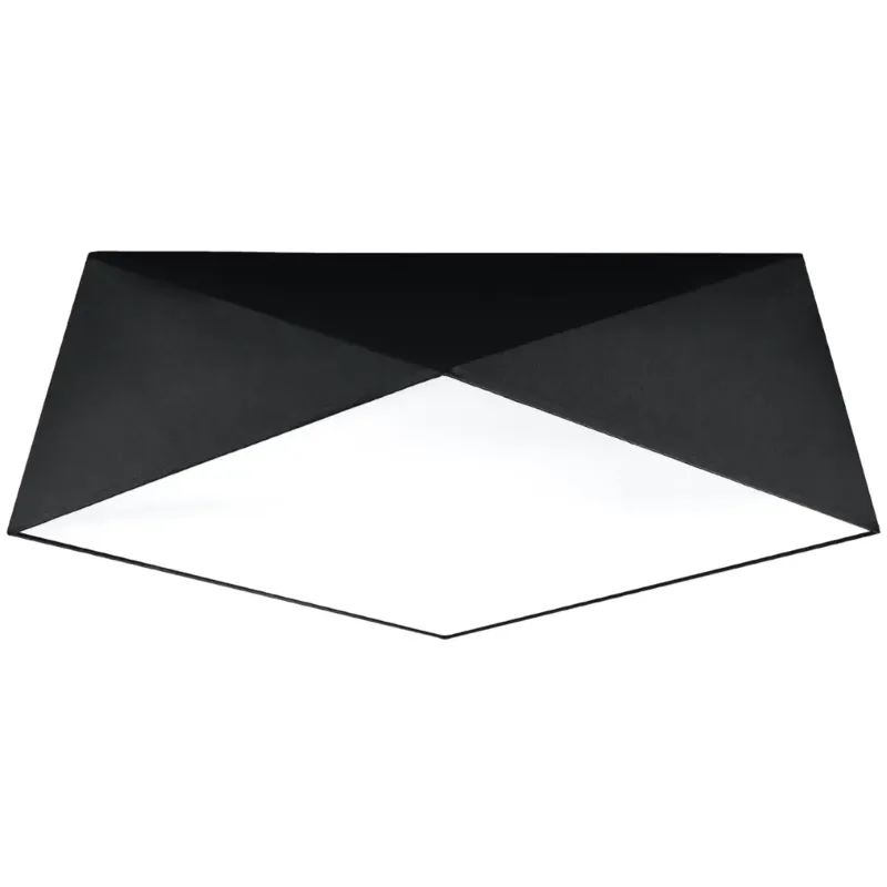 Do wyczerpania zapasów Plafon HEXA 45 czarny SL.0693 - Sollux
