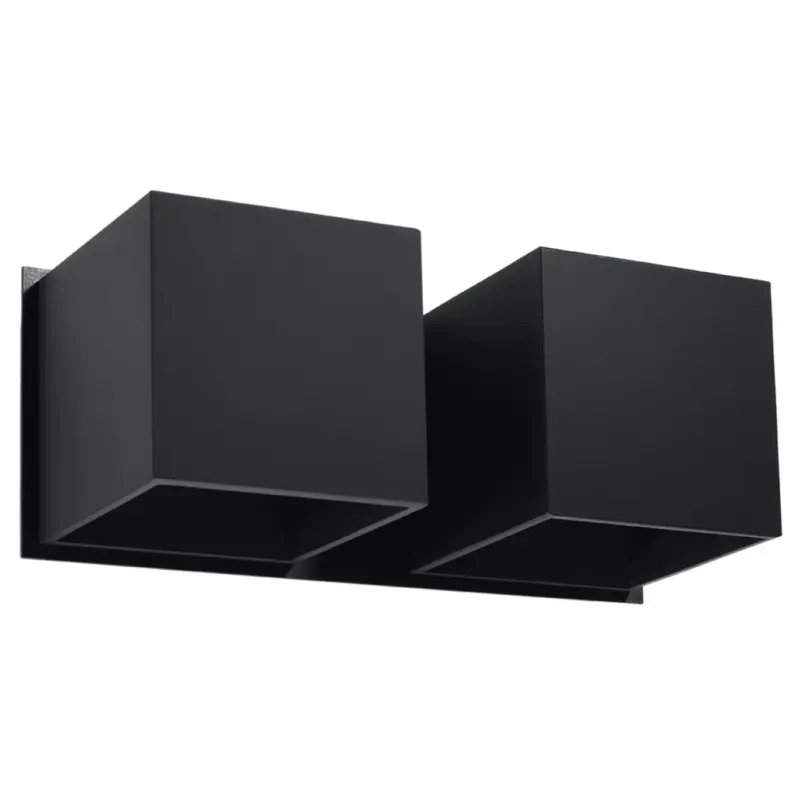 Kinkiet QUAD 2 czarny SL.0657 - Sollux Kup online