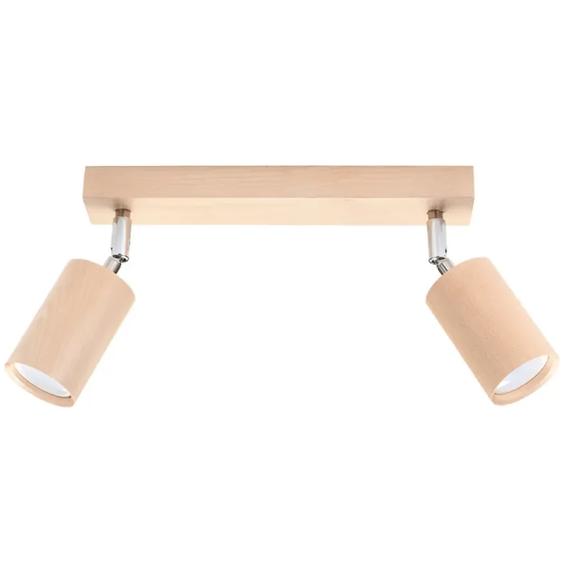 Plafon BERG 2 naturalne drewno SL.0702 - Sollux Niska cena