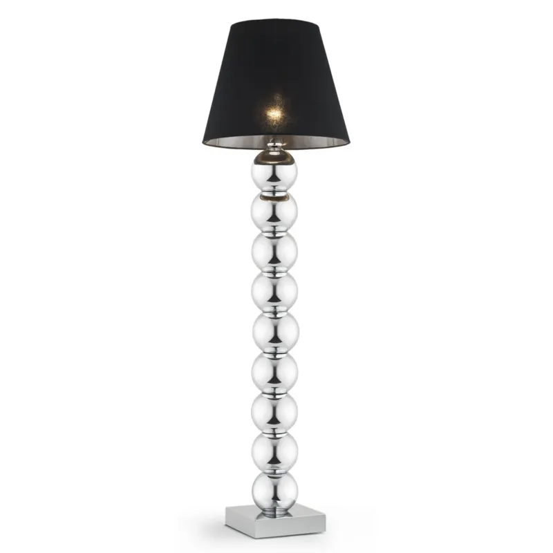 Lampa podłogowa FUDŻI 3657 unikatowa srebrna - Argon Okazja
