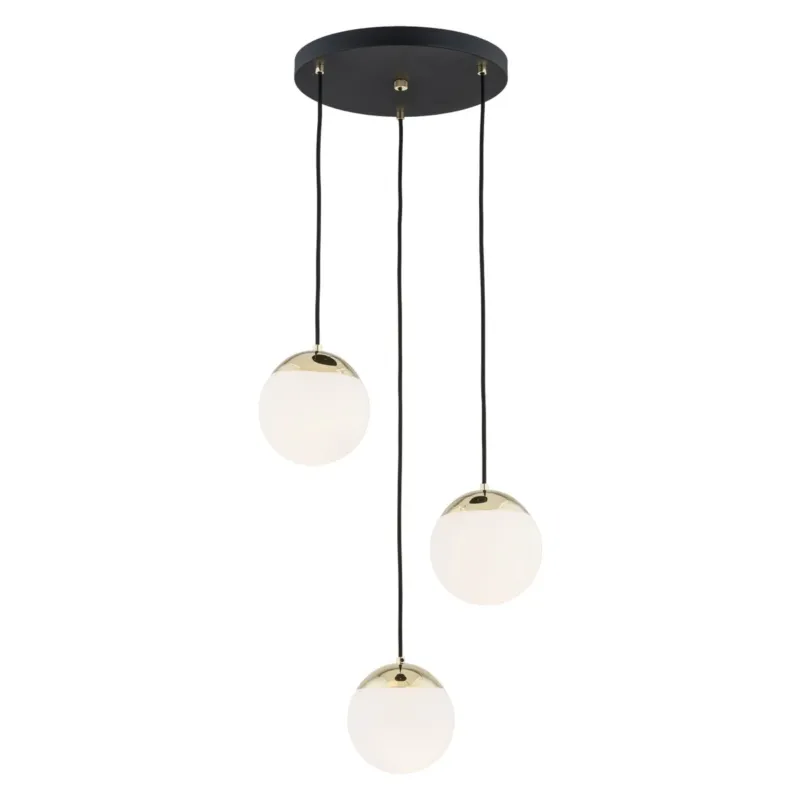 Obniżka ceny Lampa nad stół stylowa wisząca LIVIA 1417 mirror ball srebrna na kole – Argon