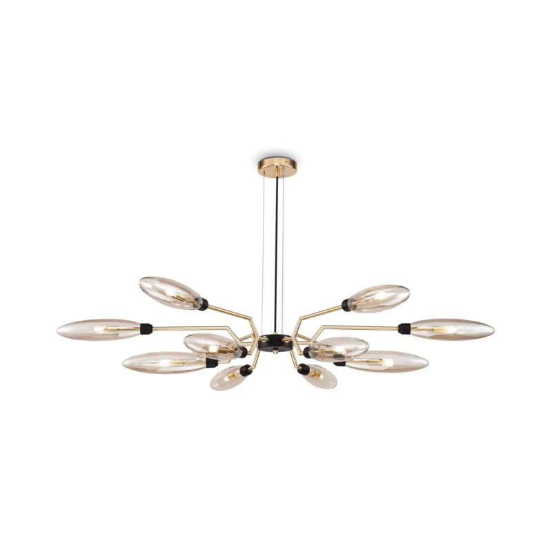 Darmowy zwrot Lampa stylowa wisząca VENTURA MOD012CL-12G – Maytoni