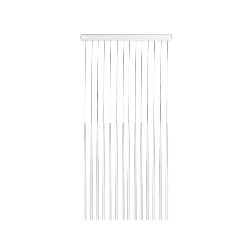 Nie przegap Azzardo Lampa wisząca biała metalowa 14-punktowa AZ3425 z serii Louise