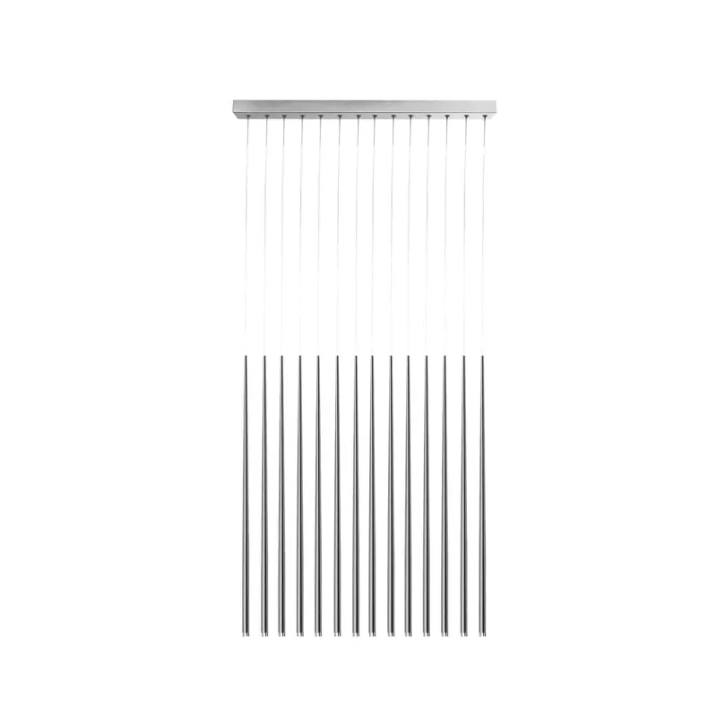 Niska cena Azzardo Lampa wisząca chromowana 14-punktowa 45cm AZ3426 z serii Louise