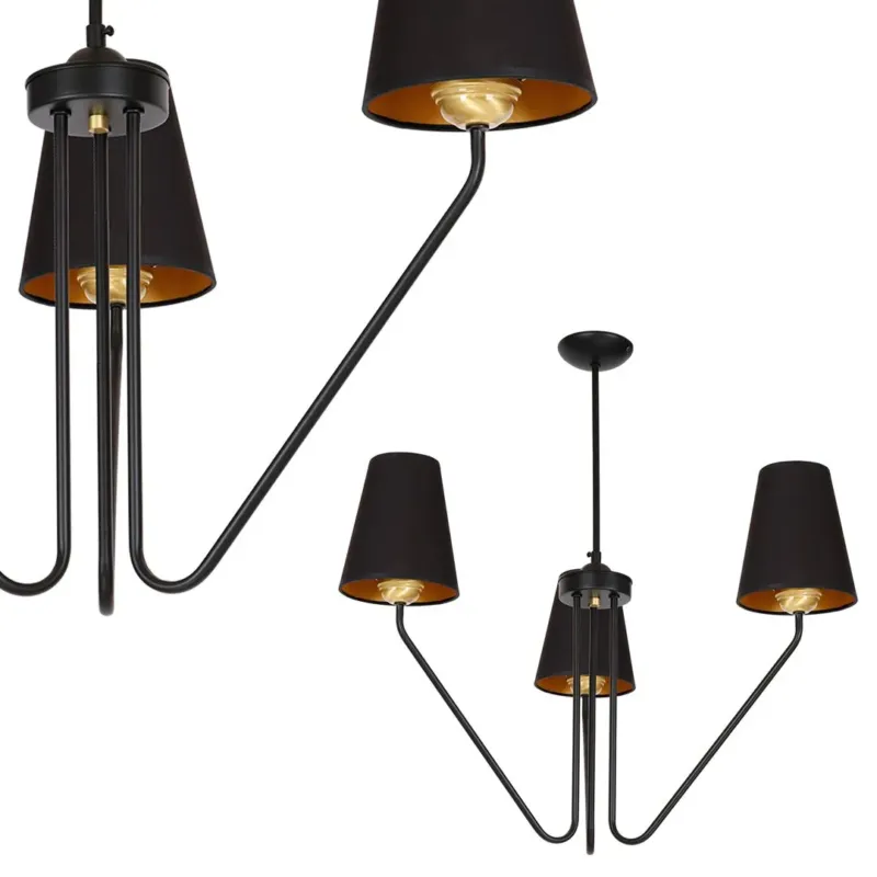 Wyprzedaż Lampa wisząca VICTORIA BLACK MLP4912 - Milagro