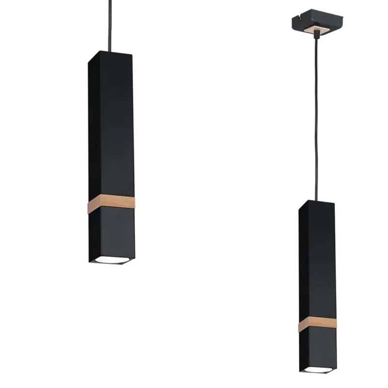 Lampa wisząca nowoczesna VIDAR BLACK MLP5403 - Milagro Bezpieczna płatność