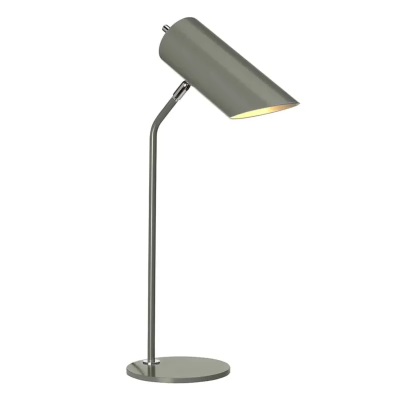 Lampa stołowa metalowa szaro-chromowa QUINTO/TL GPN z serii QUINTO - Elstead Lighting Hit sprzedaży