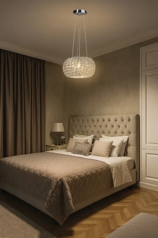Bezpieczne zakupy Azzardo Lampa wisząca kryształowa chromowana 3-punktowa AZ0520 z serii SOPHIA