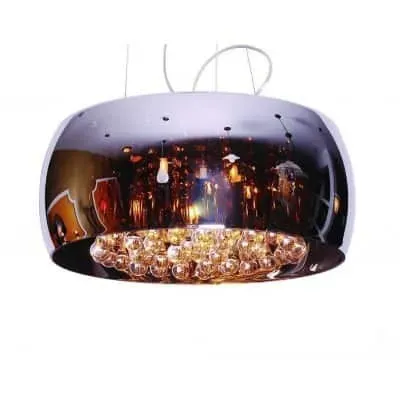 Azzardo Lampa wisząca kryształowa chromowana 5-punktowa AZ0699 z serii BURN Wysoka jakość