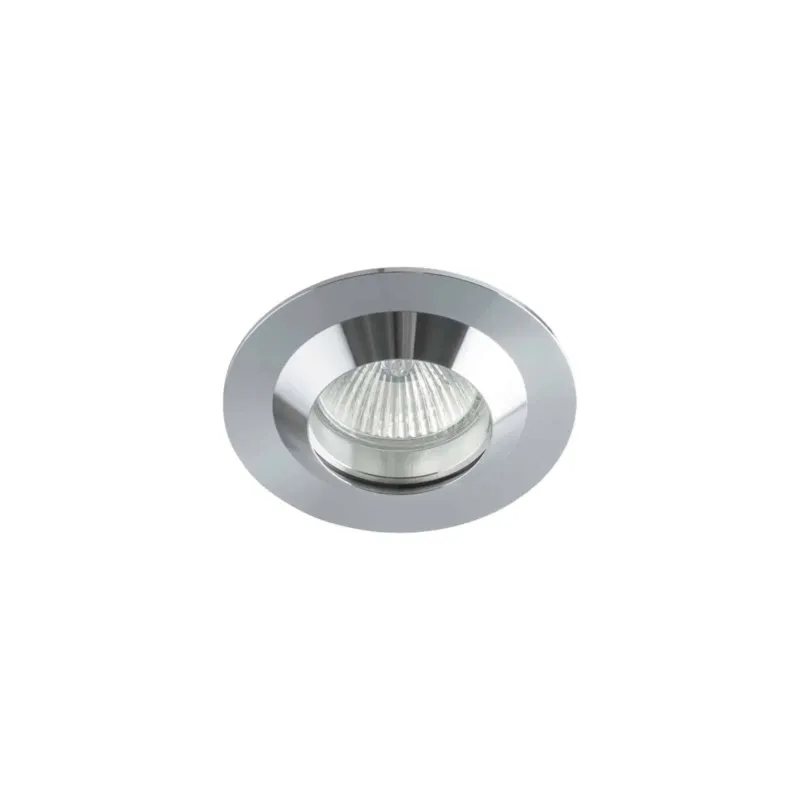 Zamów dziś Oprawa wpuszczana okrągła metalowa srebrna 7,5cm MQ71817-1A - Lampy Italux