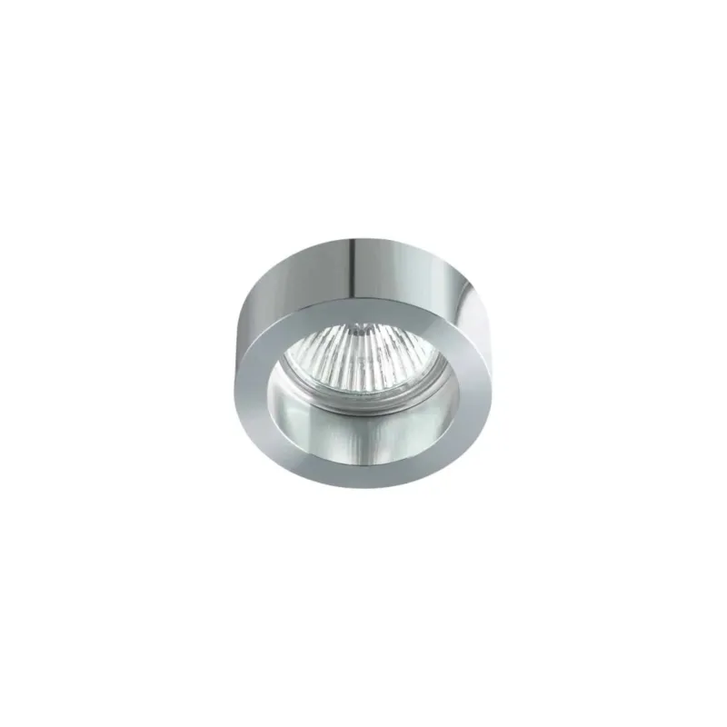 Oprawa wpuszczana okrągła metalowa srebrna MQ71811-1B - Lampy Italux Taniej