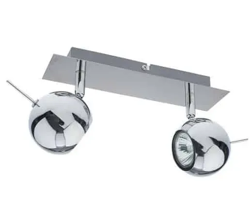 Ograniczona ilość Reflektor sufitowy chromowany 2-punktowy Hary-2 z serii HARY - Lampy Italux